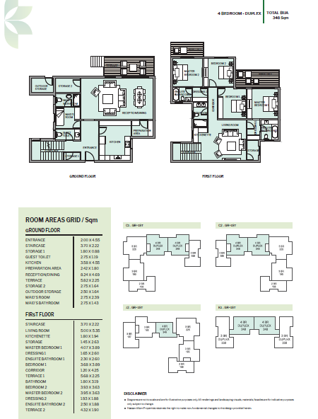 Floor plan for duplex at Park View - Haptown