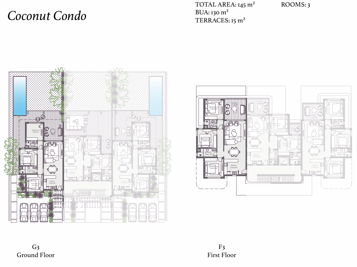 Floor plan for chalet at Zoya Ghazala Bay