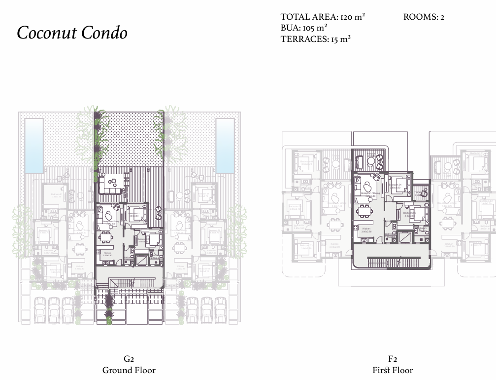 Floor plan for chalet at Zoya Ghazala Bay