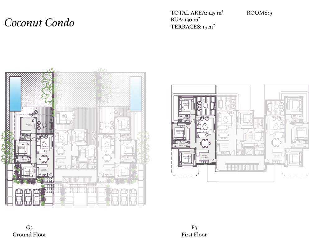 Floor plan for chalet at Zoya Ghazala Bay