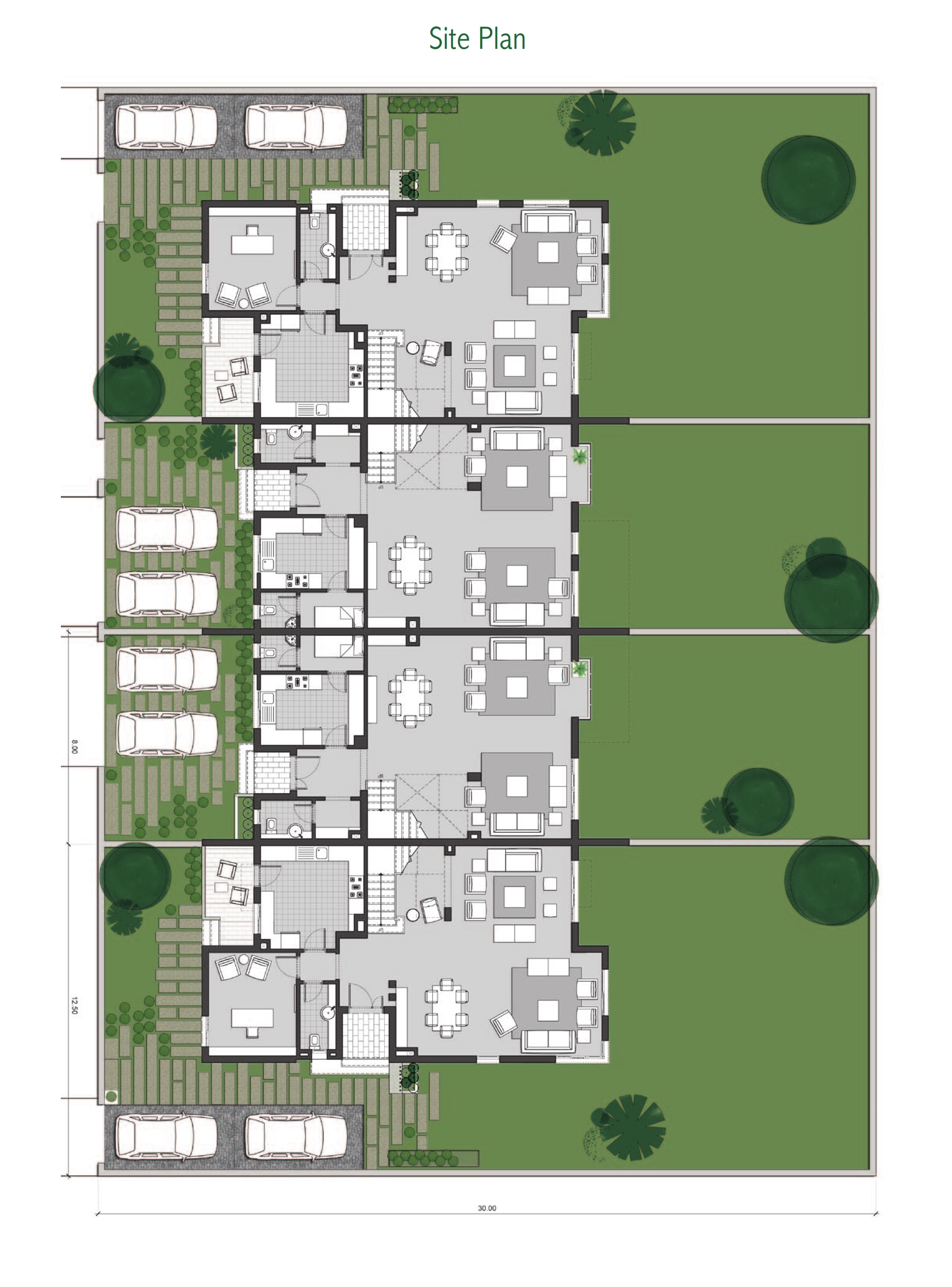 Floor plan for townhouse at Villette
