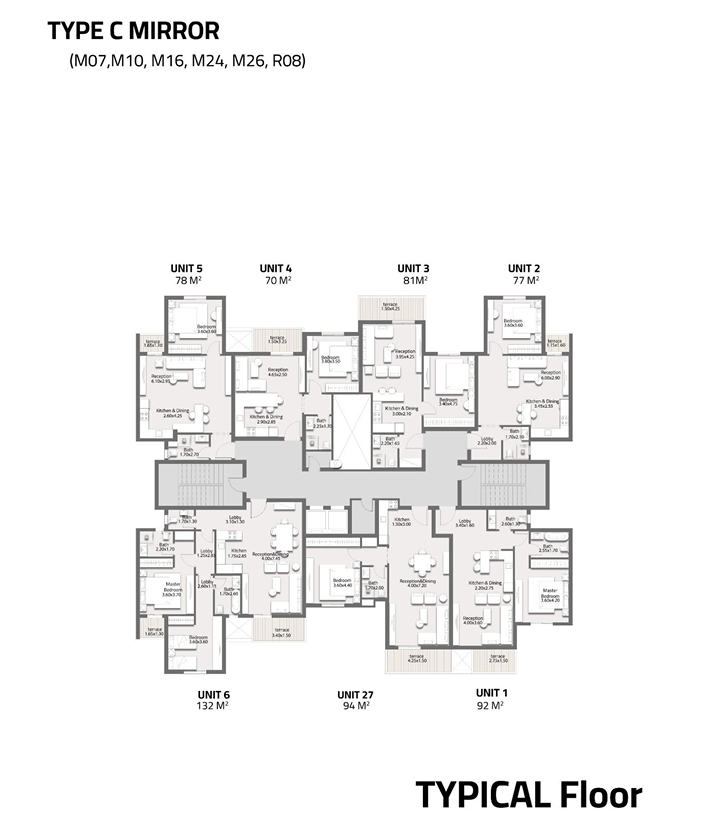 Floor plan for apartment at Stei8ht