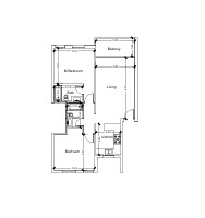 Floor plan for chalet at Cali Coast Ras El Hekma