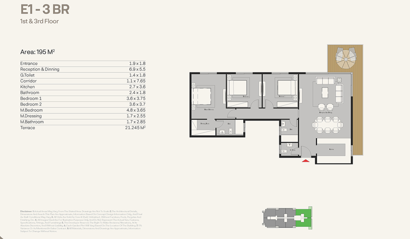 Floor plan for apartment at Nest