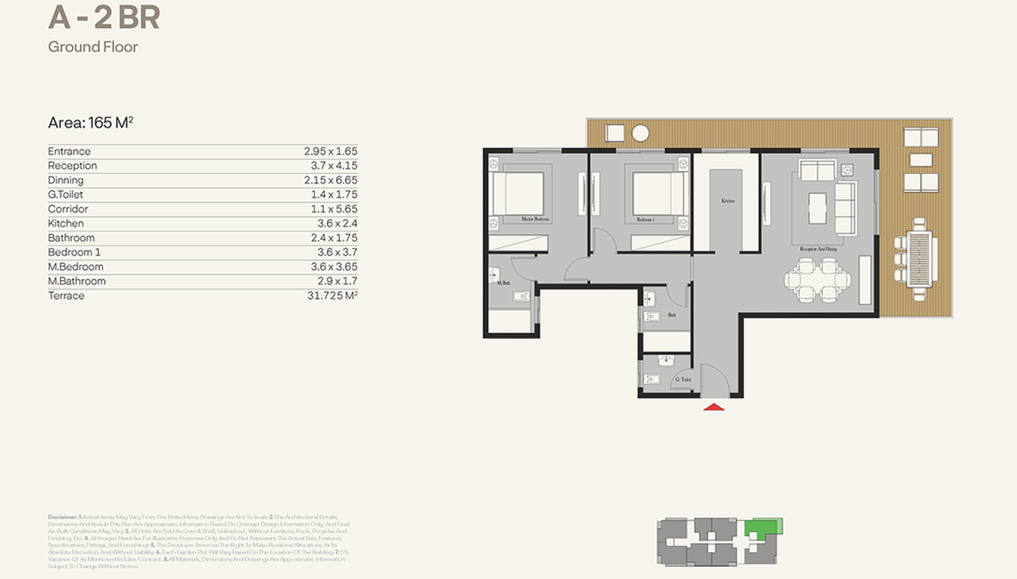 Floor plan for apartment at Nest