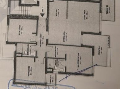 Floor plan for chalet at Solare