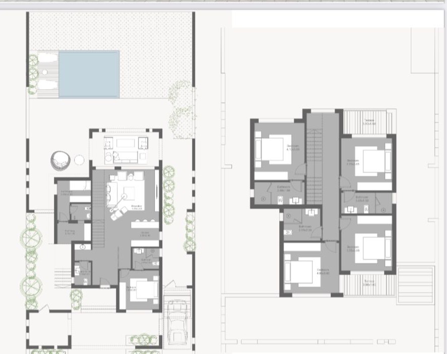 Floor plan for villa at Seashell Ras El Hekma
