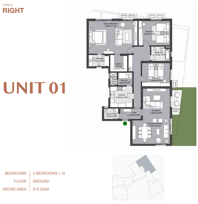 Floor plan for apartment at V Residences By Villette