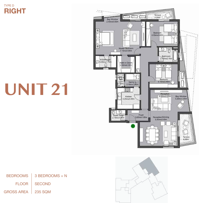 Floor plan for apartment at V Residences By Villette