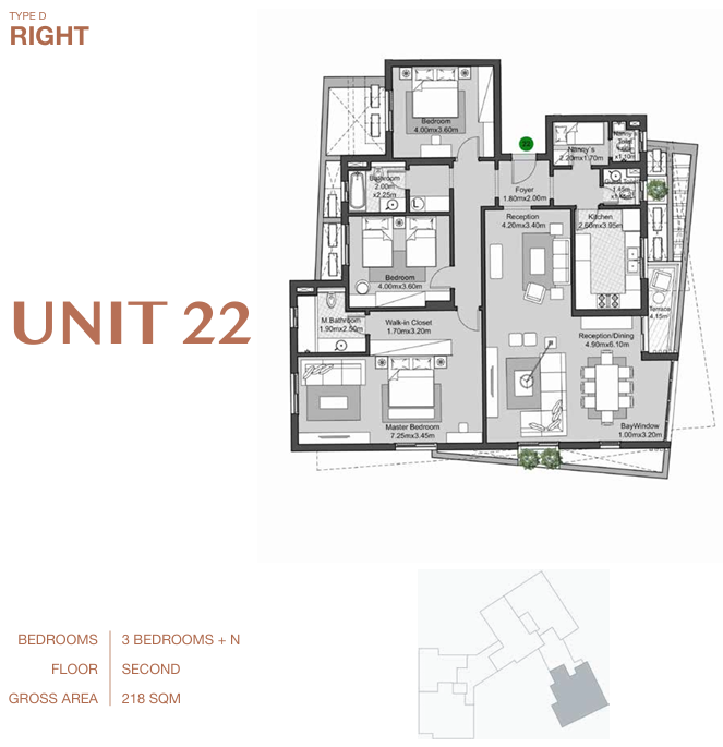 Floor plan for apartment at V Residences By Villette