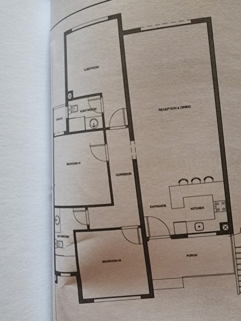 Floor plan for villa at Kings Way