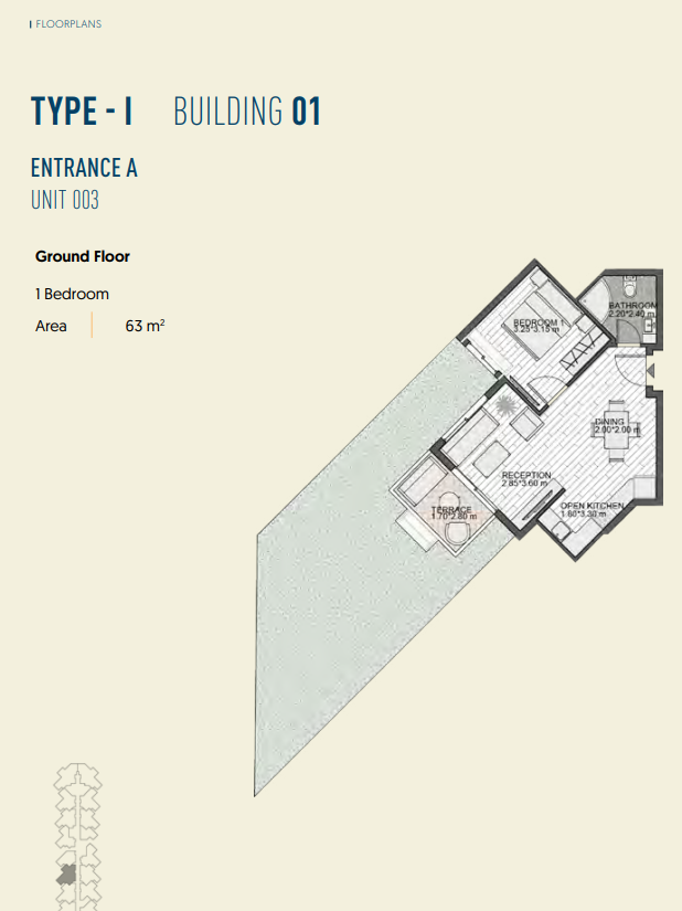 Floor plan for chalet at The Island - Marina 5