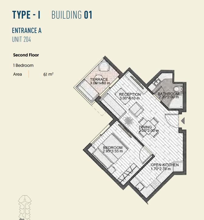 Floor plan for chalet at The Island - Marina 5