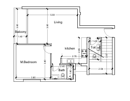 Floor plan for chalet at Cali Coast Ras El Hekma