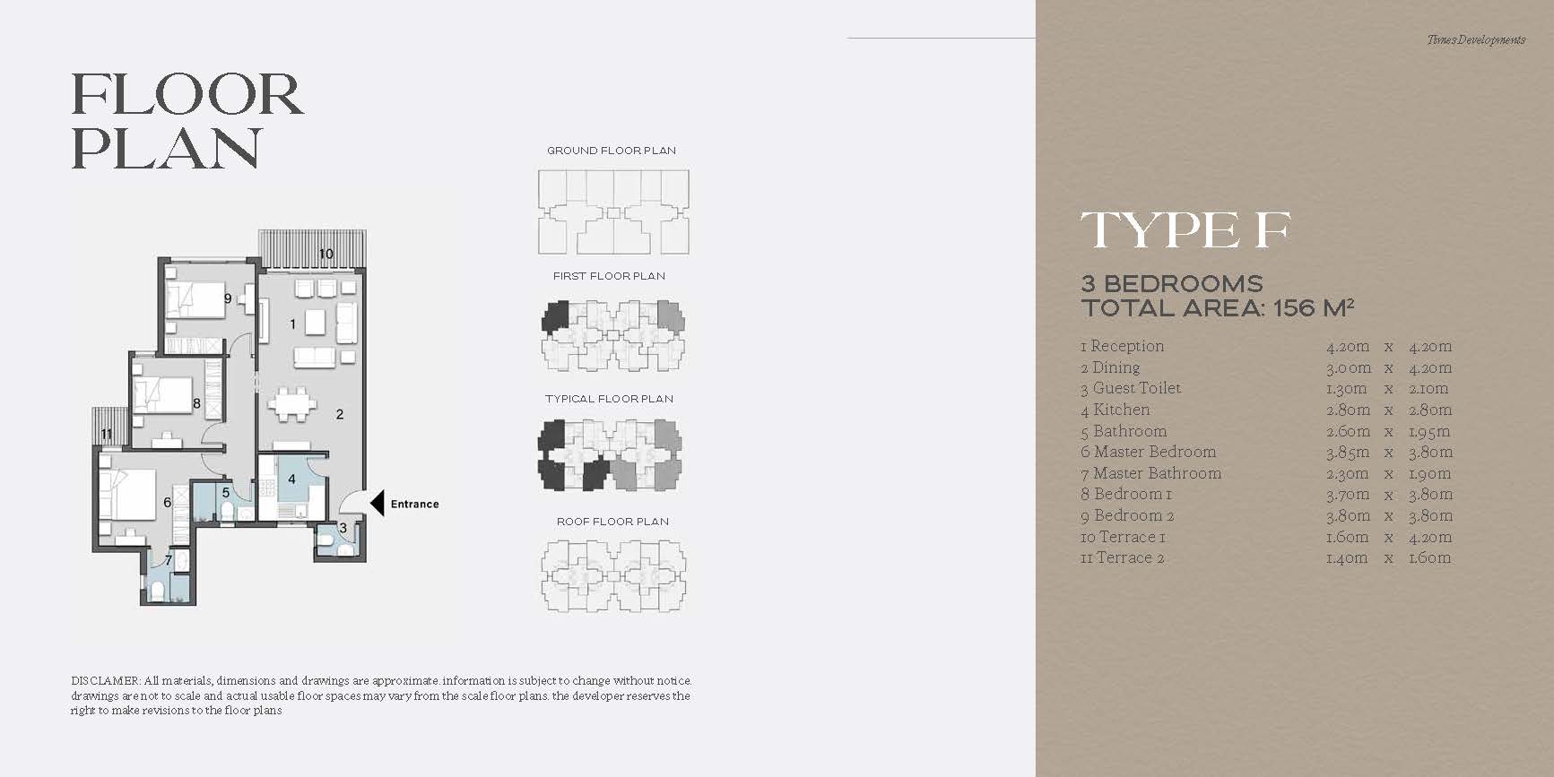 Floor plan for apartment at Avelin