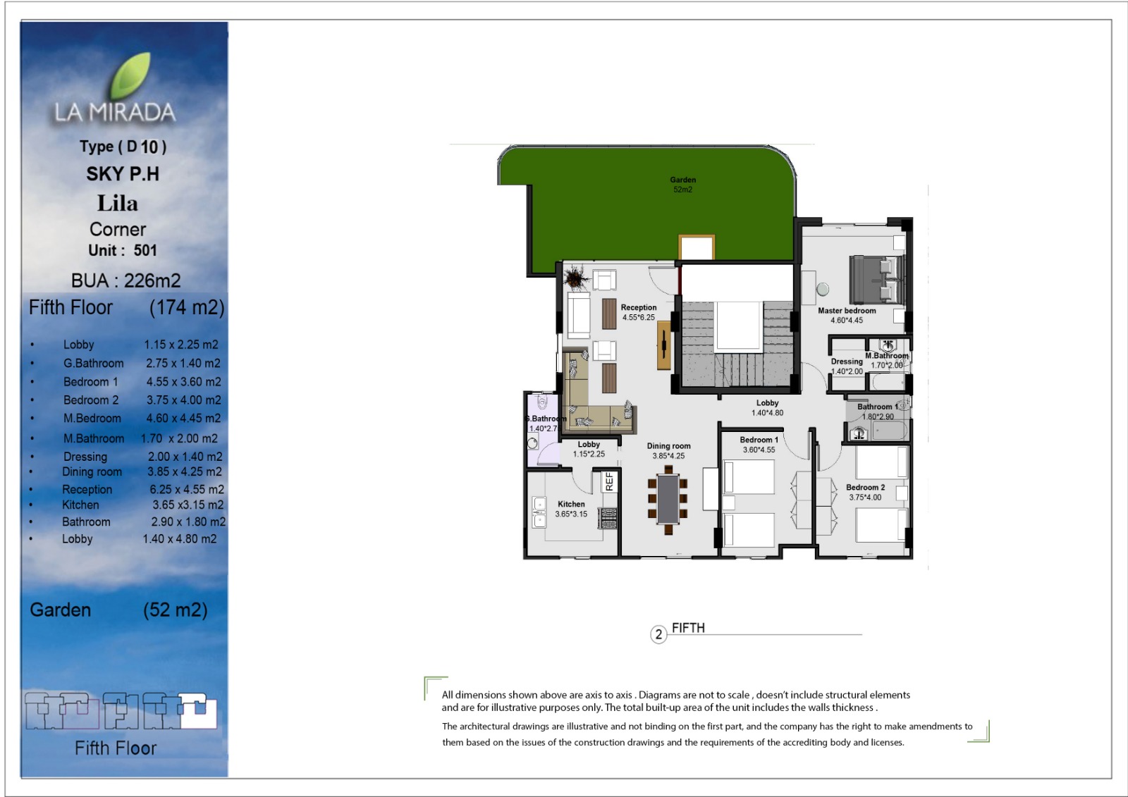 Floor plan for duplex at La Mirada