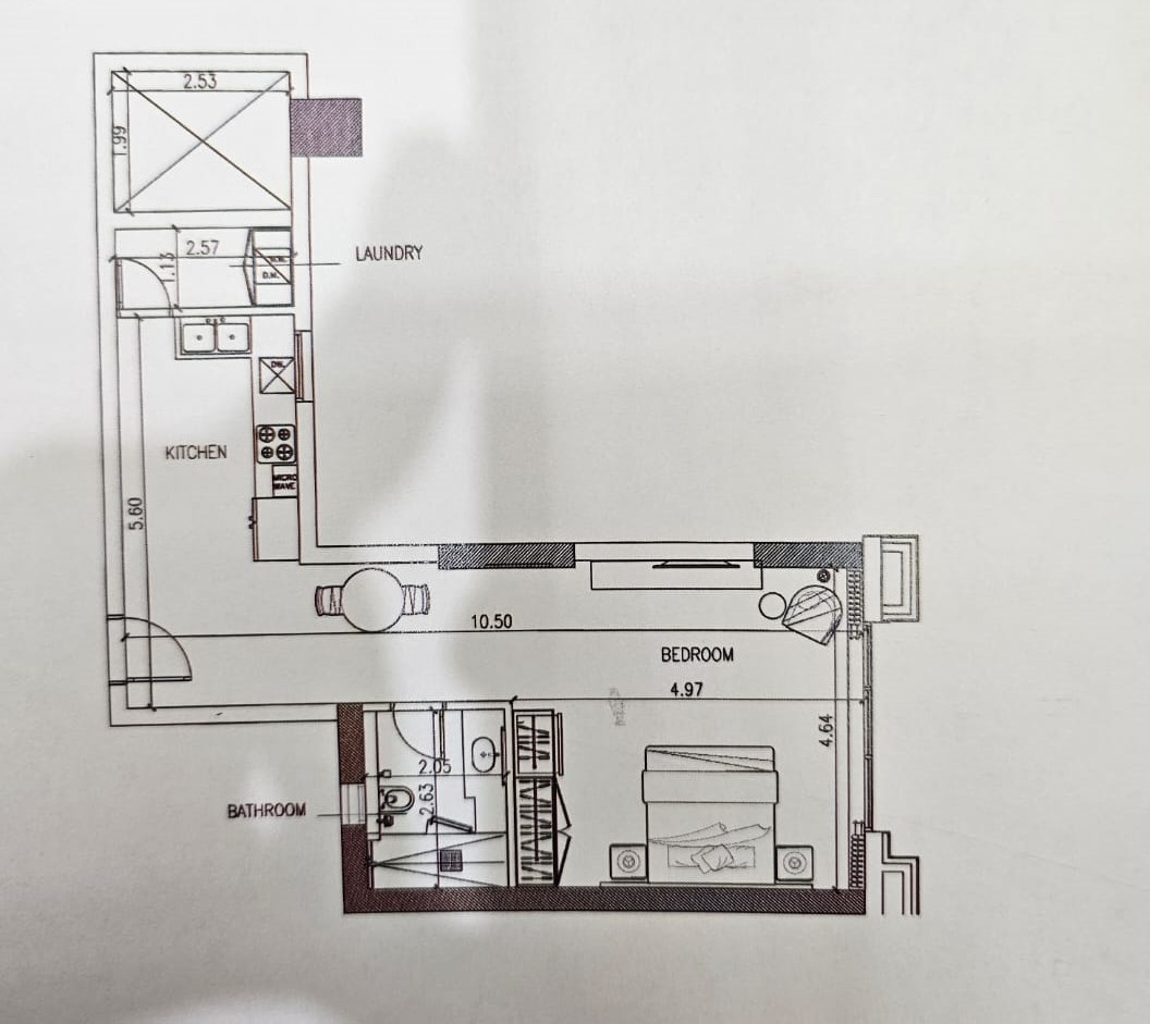 Floor plan for apartment at Marriott Residences Heliopolis