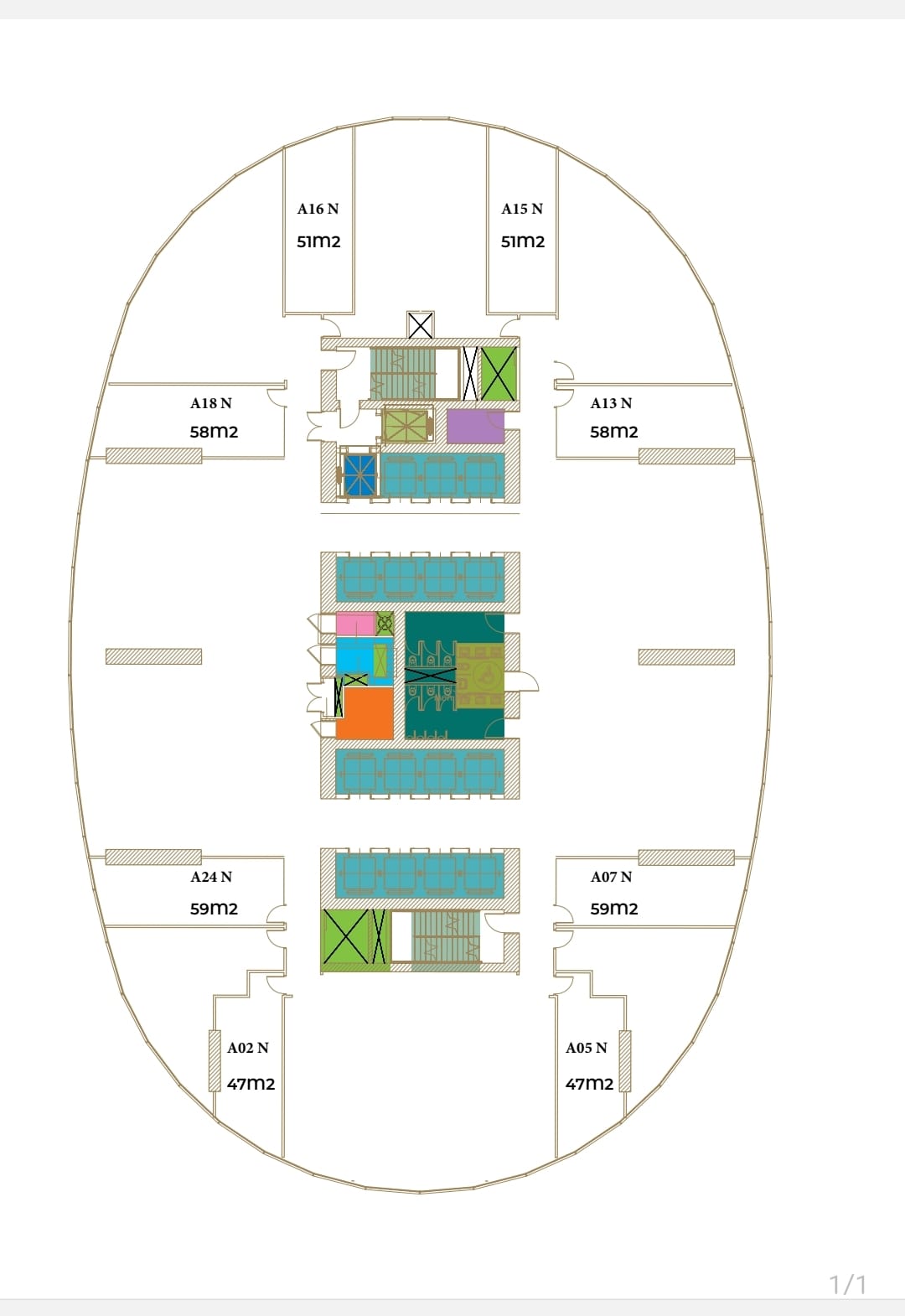 Floor plan for  at Nile Business City