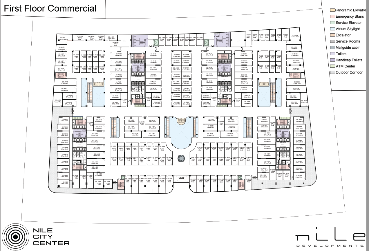 Floor plan for  at Nile Business City
