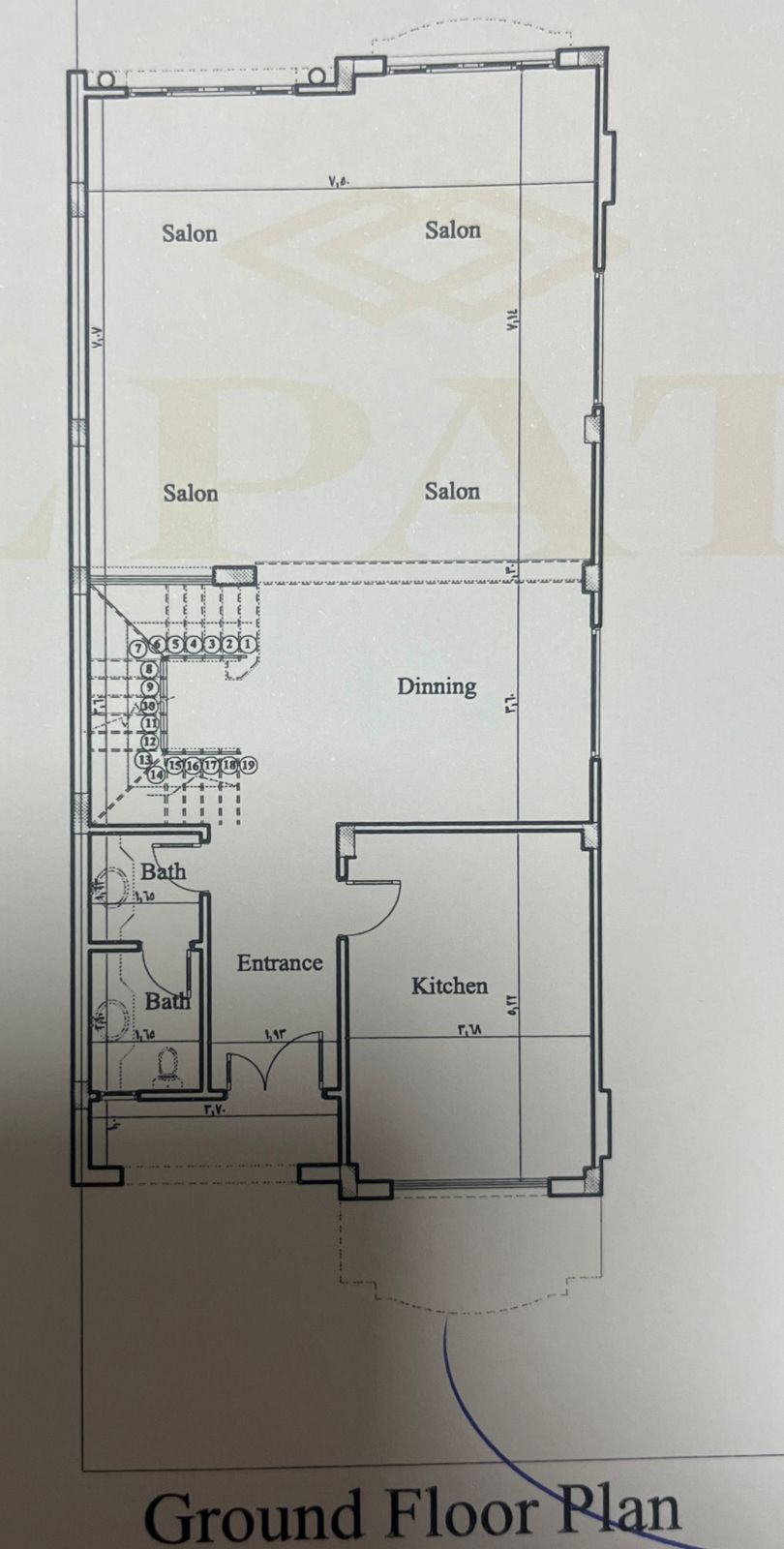Floor plan for  at El Patio Oro