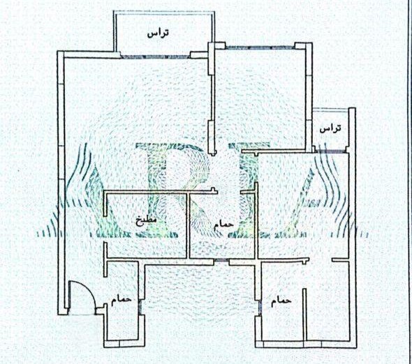 Floor plan for apartment at Aria