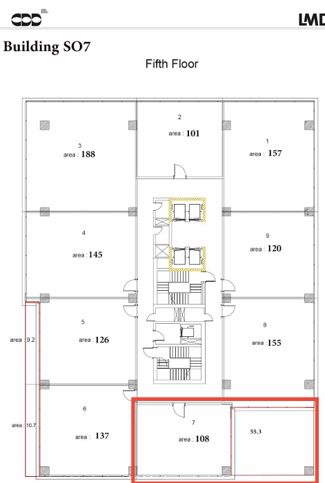Floor plan for  at One - Ninety