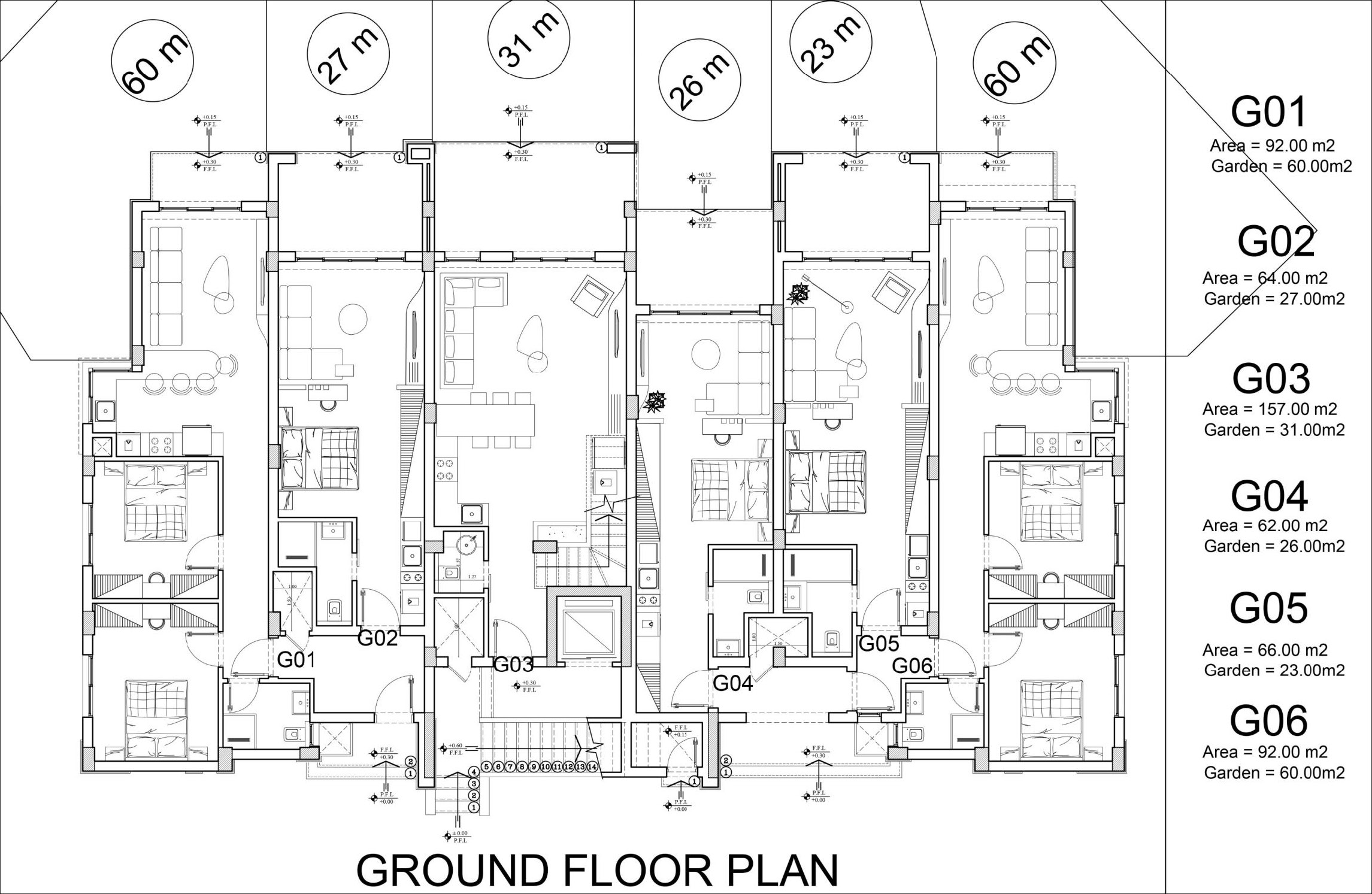 Floor plan for apartment at Masaya