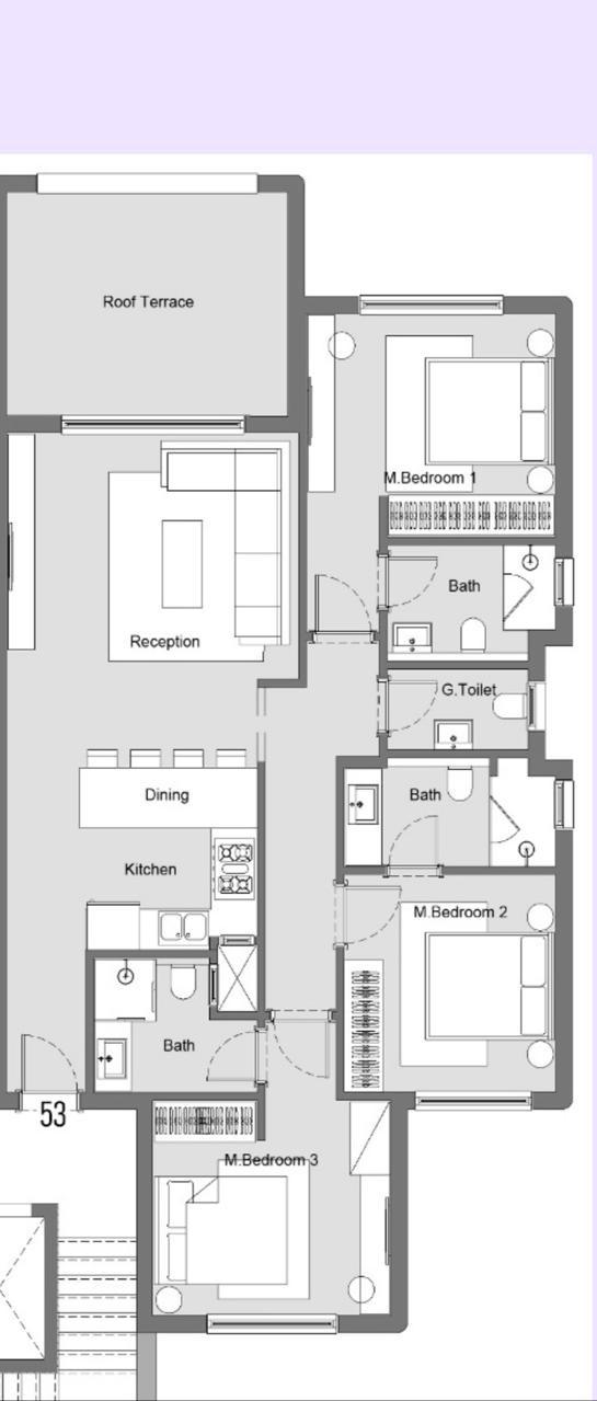 Floor plan for chalet at Hacienda Waters