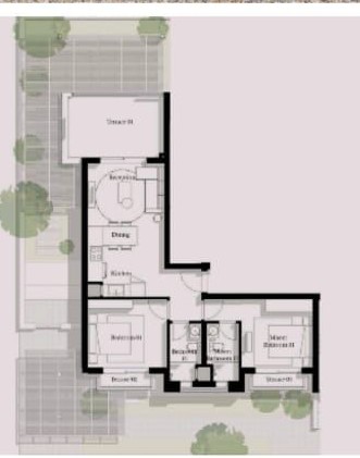Floor plan for chalet at Jefaira