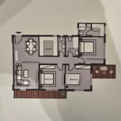 Floor plan for apartment at Nest