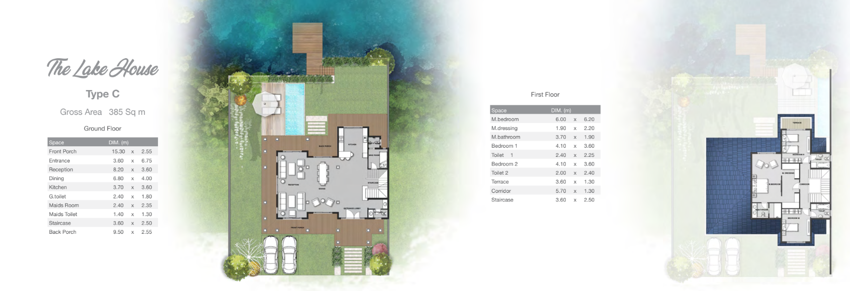 Floor plan for villa at MV Park - ICity New Cairo
