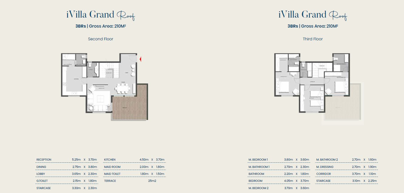 Floor plan for duplex at Aliva Mountain View Mostakbal City