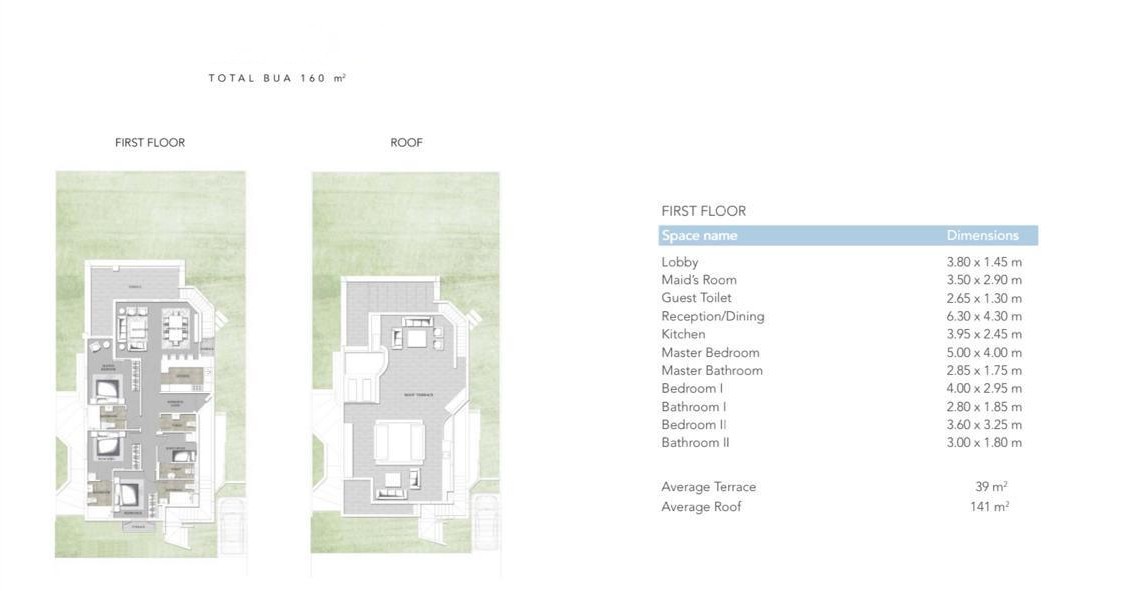 Floor plan for chalet at Jefaira