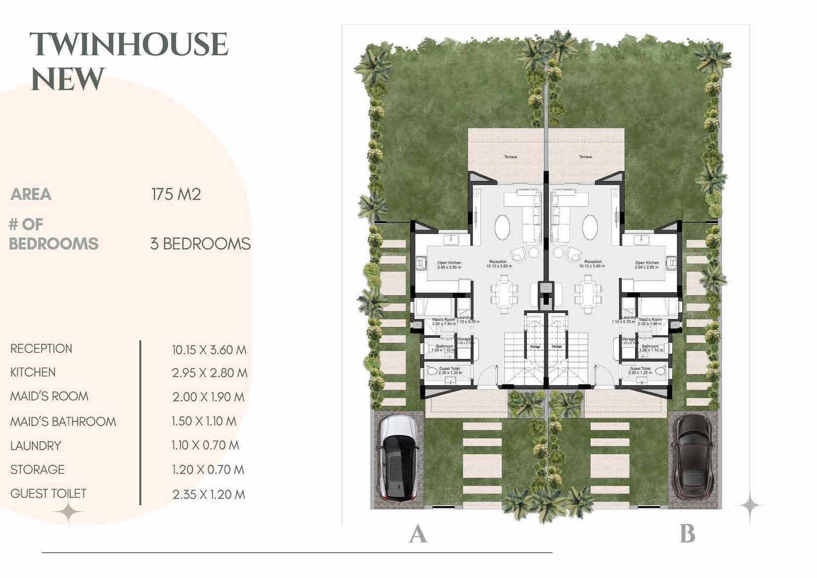 Floor plan for  at Mar Bay - Ras El Hekma