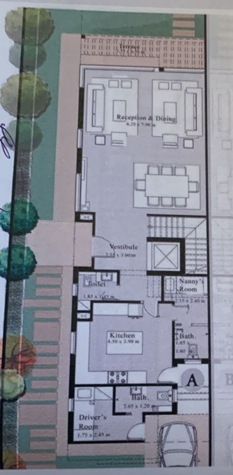 Floor plan for  at Palm Hills New Cairo