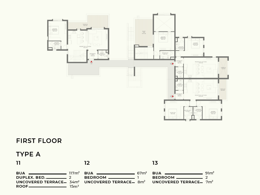 Floor plan for apartment at Town Walk