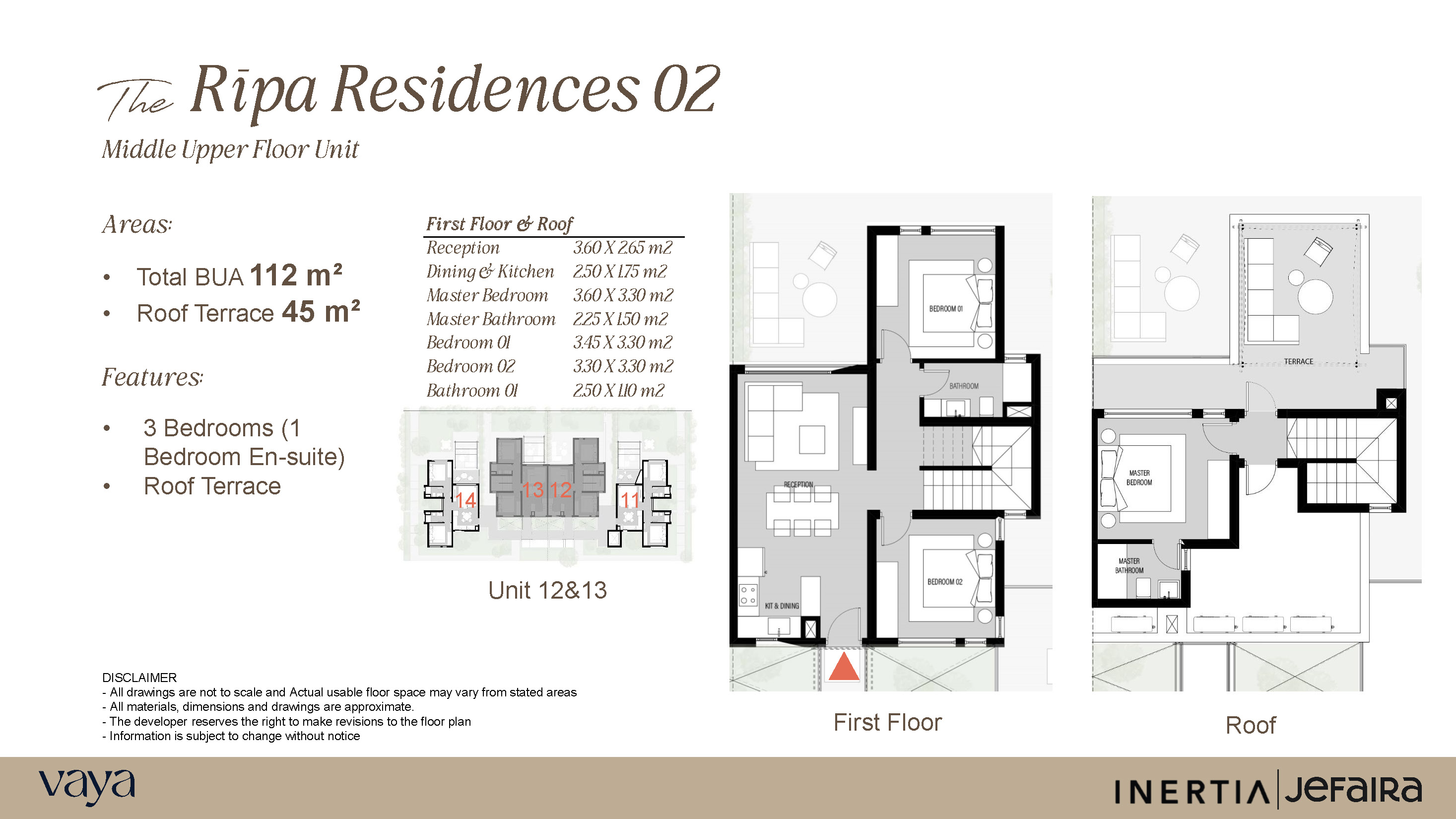 Floor plan for chalet at Jefaira
