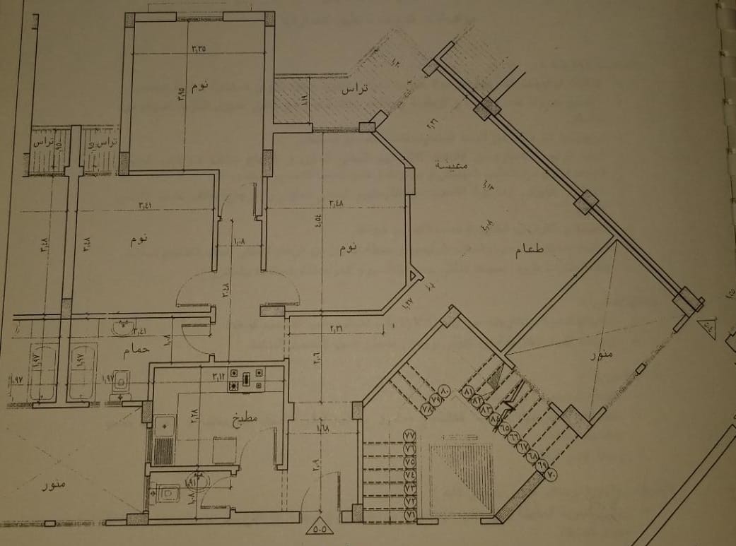 Floor plan for penthouse at Ashgar City