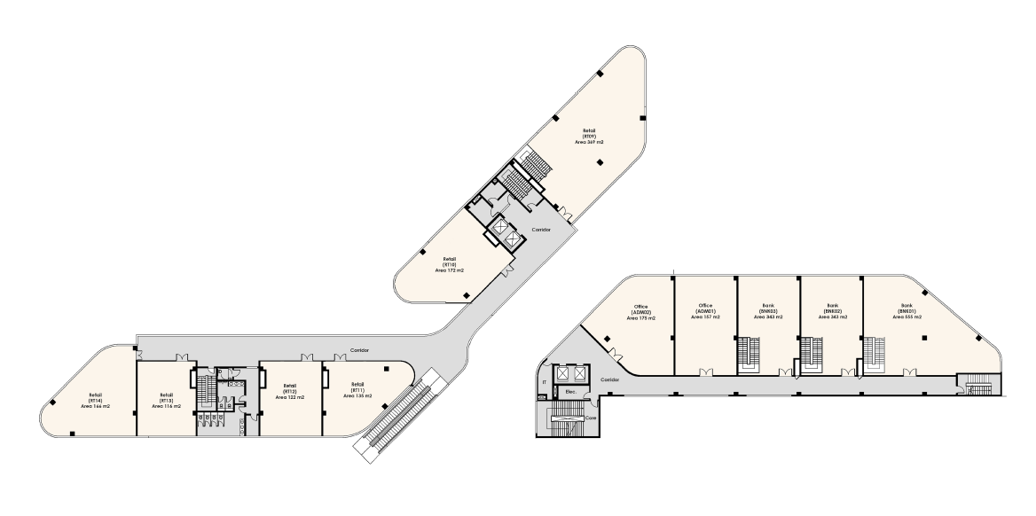 Floor plan for  at Point 90 Mall