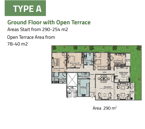 Floor plan for apartment at Rock Eden