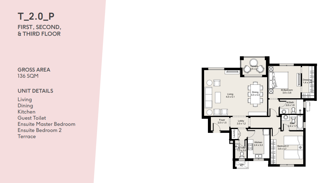 Floor plan for apartment at D Parks New Cairo