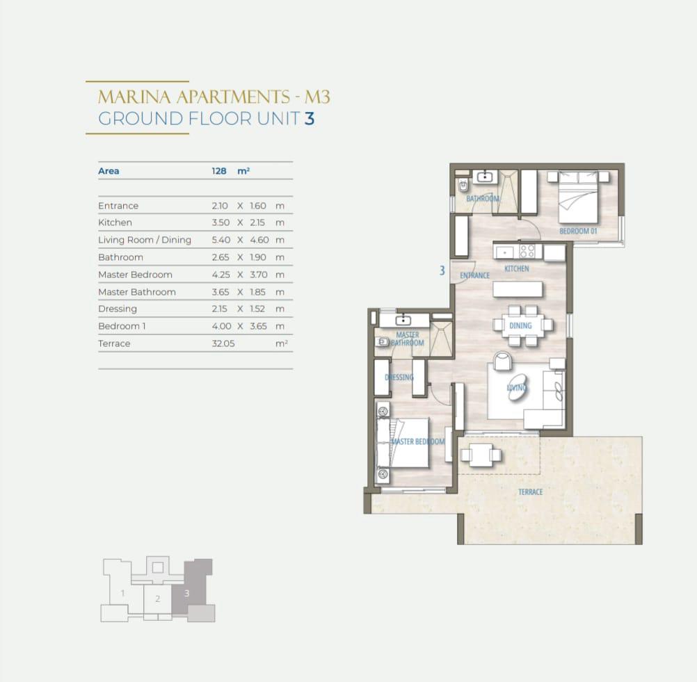 Floor plan for chalet at Southmed