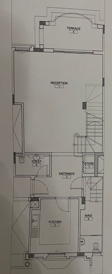 Floor plan for duplex at Mountain View Hyde Park