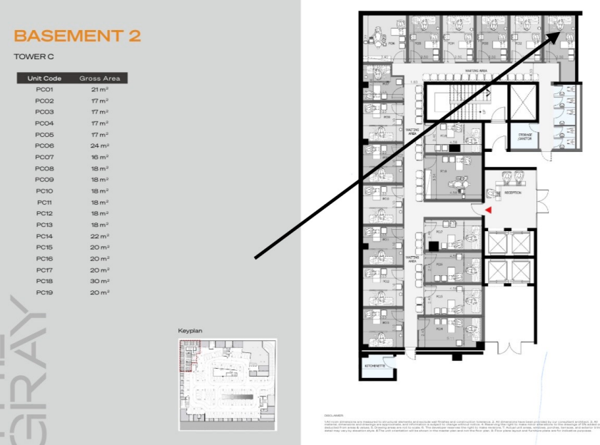 Floor plan for  at The Gray