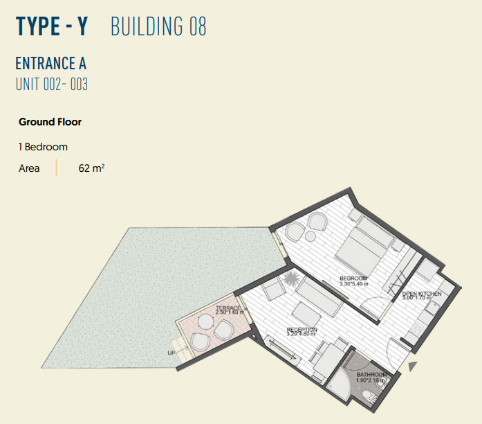 Floor plan for chalet at The Island - Marina 5