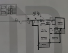 Floor plan for apartment at Avelin
