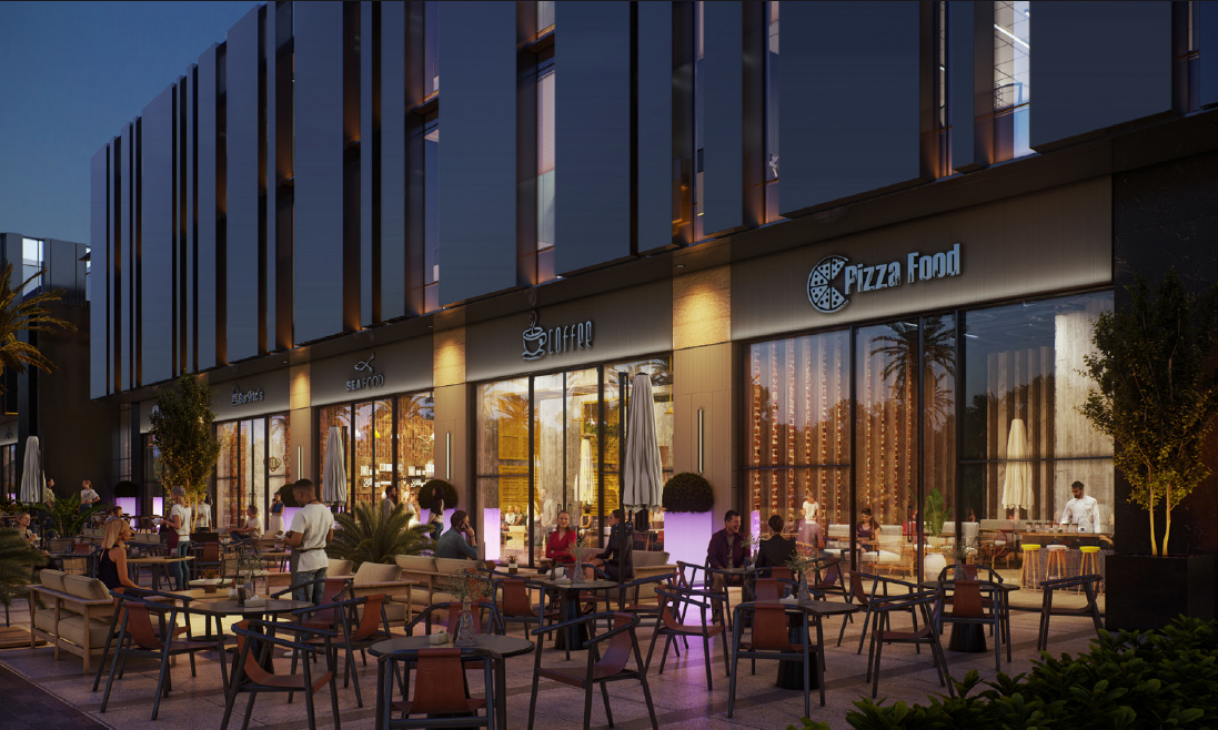 Retail for sale in D Line – with in El Sheikh Zayed by La Vista Developments.