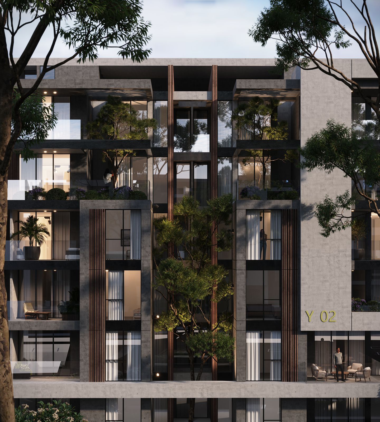 apartment at Yellow Residence