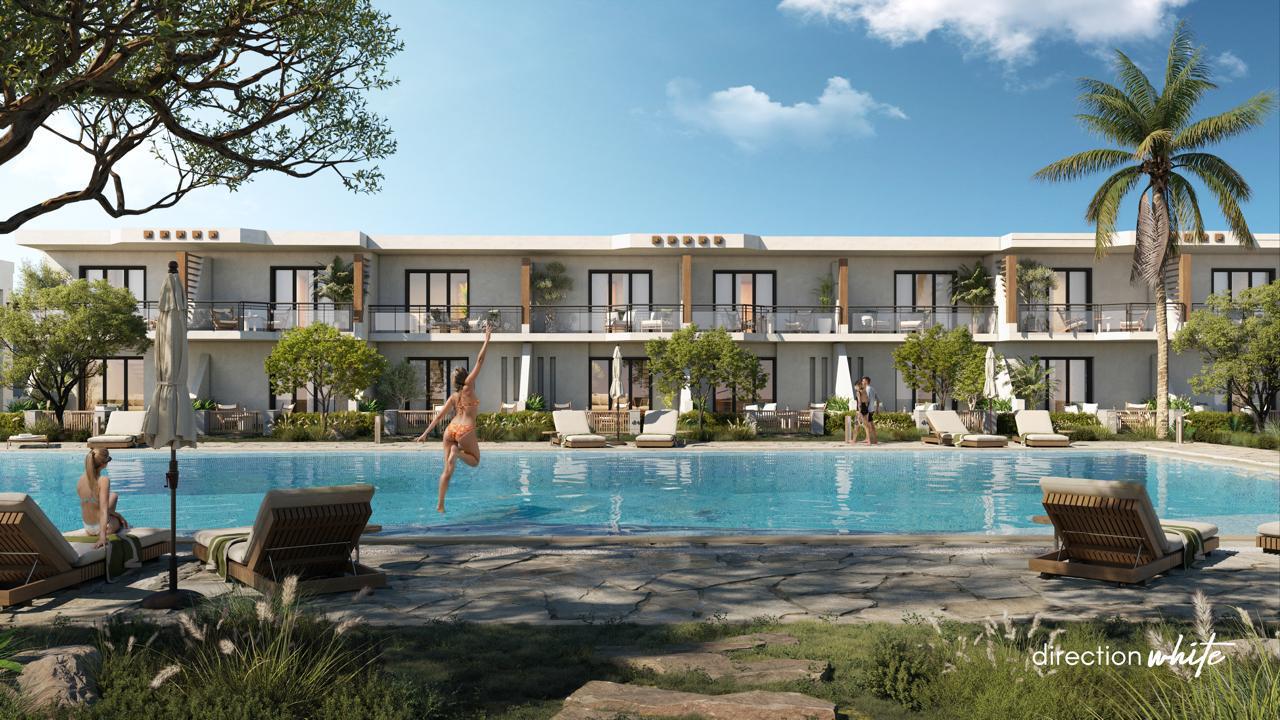 2 Bedrooms 135 sq.M Townhouse for sale 15,680,000 EGP in Direction White ,Ras El Hekma,Egypt