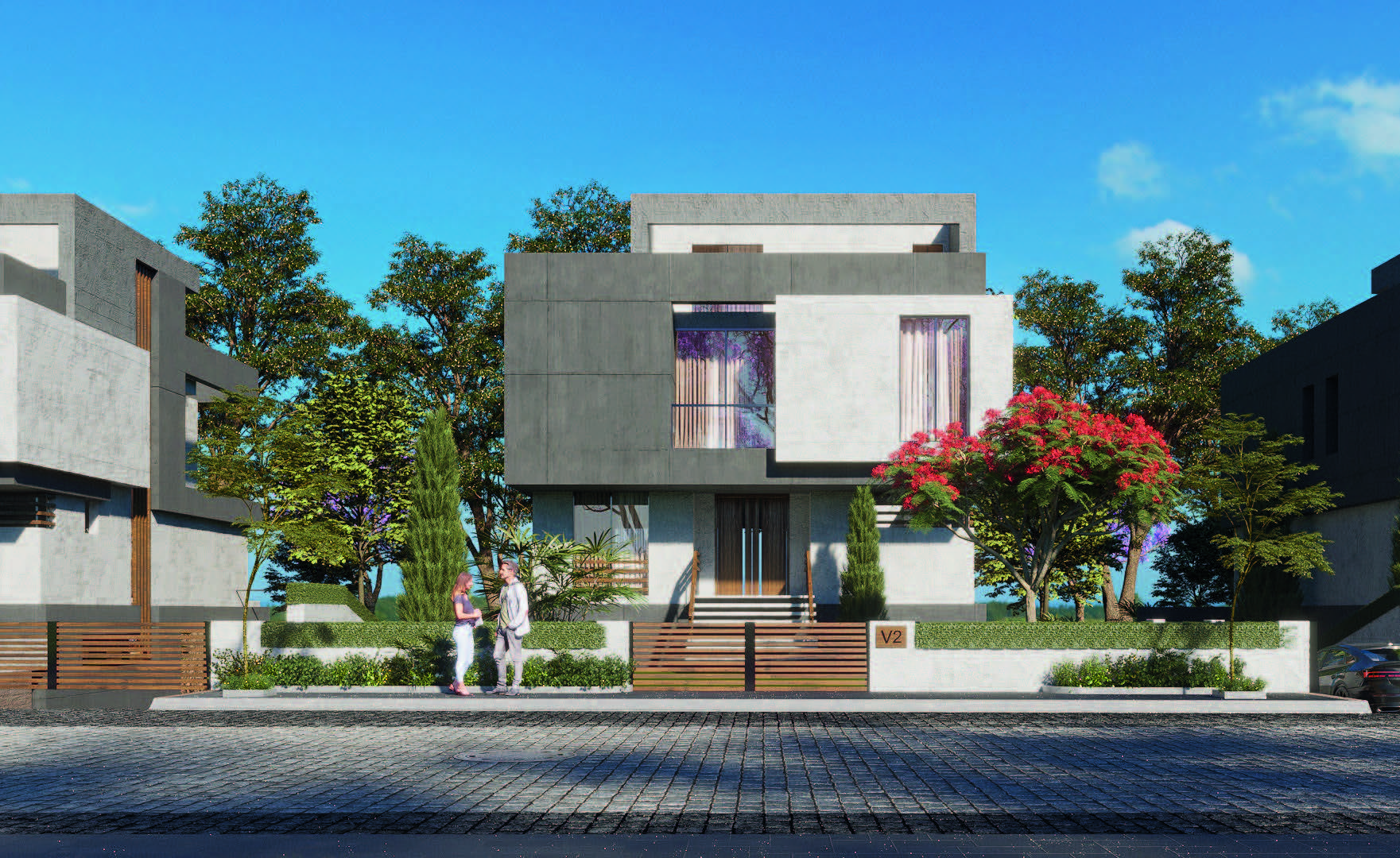 Villa for sale in Elevation – with 3 bedrooms in El Sheikh Zayed by Somow Developments .